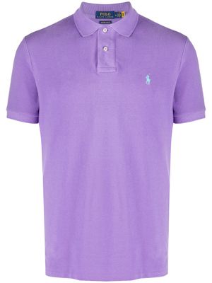 Polo Ralph Lauren polo à logo brodé - Violet