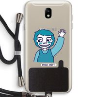 Zwaai: Samsung Galaxy J7 (2017) Transparant Hoesje met koord