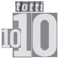 Totti 10 Italië Bedrukking Set EK 2010