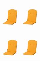 Kussen Kuip hoog 45x96 Panama gouden gloed (4 stuks) Madison - Madison