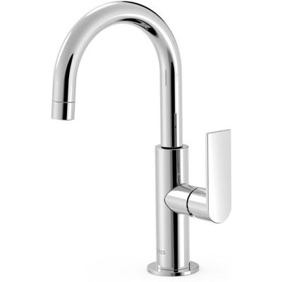 Wastafelkraan Tres Loft | Opbouw | Draaibare uitloop | Mengkraan | Standaard model | 1-hendel | Rond | Chroom