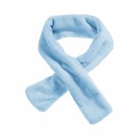 Playshoes cuddly fleece sjaal licht blauw Maat - thumbnail