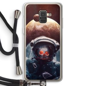 Voyager: Samsung Galaxy A8 (2018) Transparant Hoesje met koord