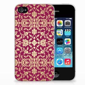 Siliconen Hoesje Apple iPhone 4 | 4s Barok Pink