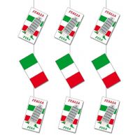 Set van 3x stuks hangslinger decoratie thema Italie 100 cm van karton - thumbnail