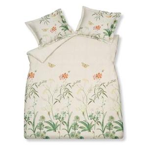 Dekbedovertrek Flower Garden Cream Tan 240x220 Cm