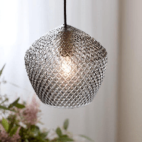 Glazen lampenkap Nordlux hanglamp &apos;Orbiform&apos; E27 fitting modern 230mm