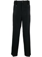 Paura pantalon droit à plis marqués - Noir