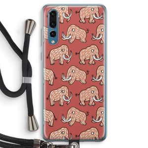 Mammoet: Huawei P20 Pro Transparant Hoesje met koord