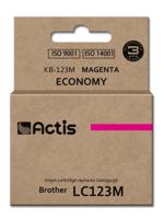 Actis KB-123M inkt (vervanging Brother LC123M/LC121M; Standaard; 10 ml; rood)