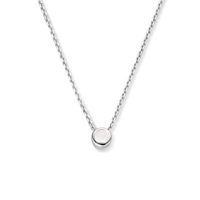 925 Zilveren Collier Juni Zirkonia Geboortesteen 41+4cm
