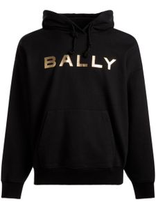 Bally hoodie à logo métallisé - Noir