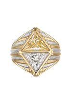 Anabela Chan chevalière en or jaune et blancs 18ct - Argent