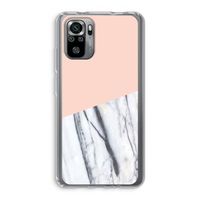 A touch of peach: Xiaomi Redmi Note 10S Transparant Hoesje