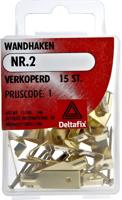 Wandhaken nr.2 verkoperd 15st - Deltafix