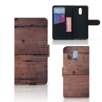 Nokia 2.3 Book Style Case Old Wood - thumbnail