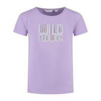 MAYCE zomer t-shirt meisjes - lila - artwork MAYCE zomer t-shirt meisjes - lila - artwork