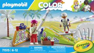 PLAYMOBIL Color - Skatepark Constructiespeelgoed