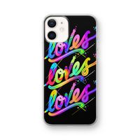 Loves: iPhone 12 mini Transparant Hoesje