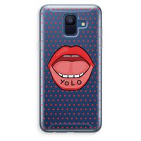 Yolo Denise: Samsung Galaxy A6 (2018) Transparant Hoesje
