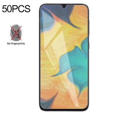 50 stuks non-Full matte Frosted gehard glas film voor Galaxy A30/A50/M30/A20 geen retail pakket