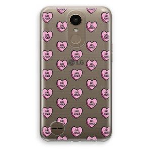 GIRL POWER: LG K10 (2017) Transparant Hoesje
