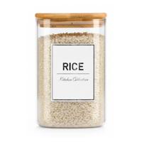 Voorraadpot Essentials - keuken - rijst - glas - 1,2 L - luchtdichte deksel