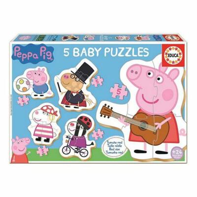 Set van 5 Puzzels Peppa Pig Educa