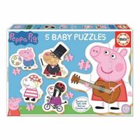 Set van 5 Puzzels Peppa Pig Educa