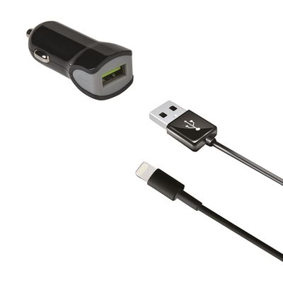 Celly Autolader MFI USB 2.4A zwart 0517547