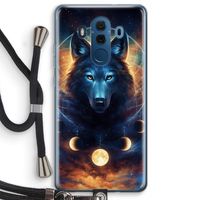 Wolf Dreamcatcher: Huawei Mate 10 Pro Transparant Hoesje met koord