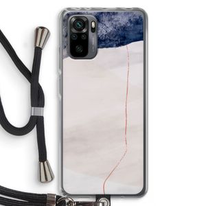 Stone White: Xiaomi Redmi Note 10 Pro Transparant Hoesje met koord