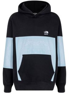 Supreme x The North Face hoodie à imprimé bandana - Noir