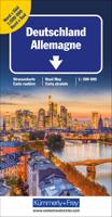 Wegenkaart - landkaart Deutschland - Duitsland Noord+Zuid | Kümmerly & Frey