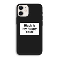 Black is my happy color: iPhone 12 Pro Biologisch afbreekbaar hoesje