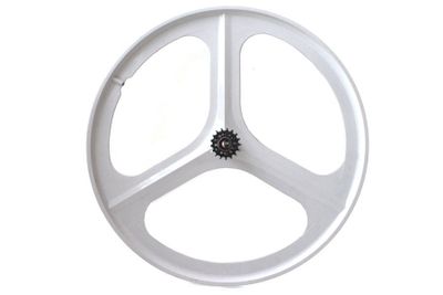 Navigate Tri Spoke Fixed Gear Achterwiel - Wit