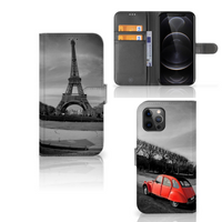 Apple iPhone 12 Pro Max Flip Cover Eiffeltoren