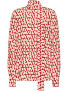 Valentino Garavani blouse Toile Iconographe imprimée - Rouge