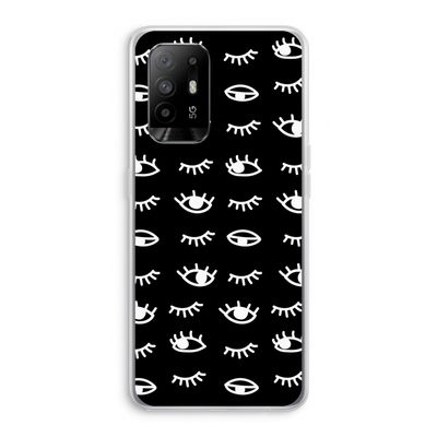 Eye pattern #3: Oppo A95 5G Transparant Hoesje