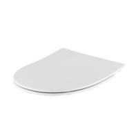 Pressalit Zano closetzitting Slim met deksel met softclose en lift-off voor wandcloset Zano en Zano Compact wit 1020000DG5999