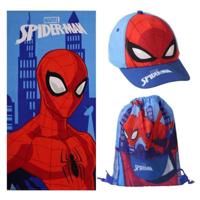 Strandhanddoek Spider-Man Blauw 70 x 140 cm