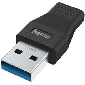 Hama 00200354 tussenstuk voor kabels USB Type-A USB Type-C Zwart