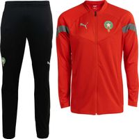 PUMA Marokko Full-Zip Trainingspak 2022-2024 Rood Zwart - thumbnail