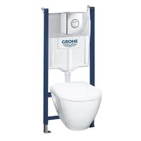 GROHE Solido WC-pack Compact 4-in 1 compleet met bedieningspaneel chroom wit glans 38950000 - thumbnail