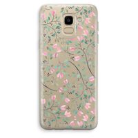 Sierlijke bloemen: Samsung Galaxy J6 (2018) Transparant Hoesje