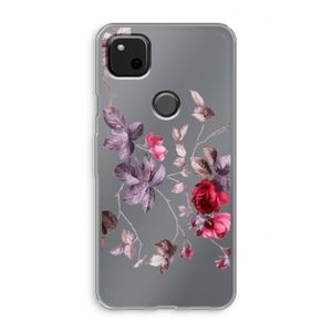 Mooie bloemen: Google Pixel 4a Transparant Hoesje