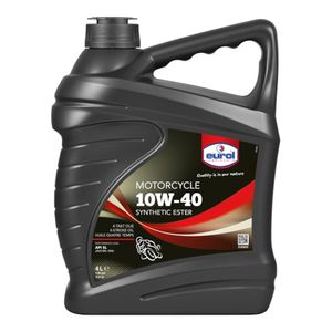 EUROL 10W-40 Semi-synthetisch, Motorolie 4T, Motorcycle 4 liter