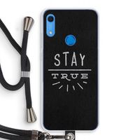 Stay true: Huawei Y6s Transparant Hoesje met koord