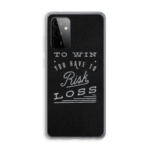Risk loss: Samsung Galaxy A72 Transparant Hoesje