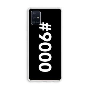 #9000: Galaxy A51 4G Transparant Hoesje